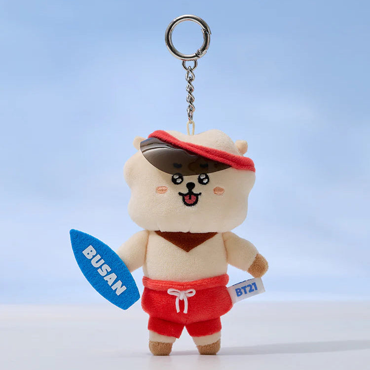 BT21 Busan Vacation Doll Keyring