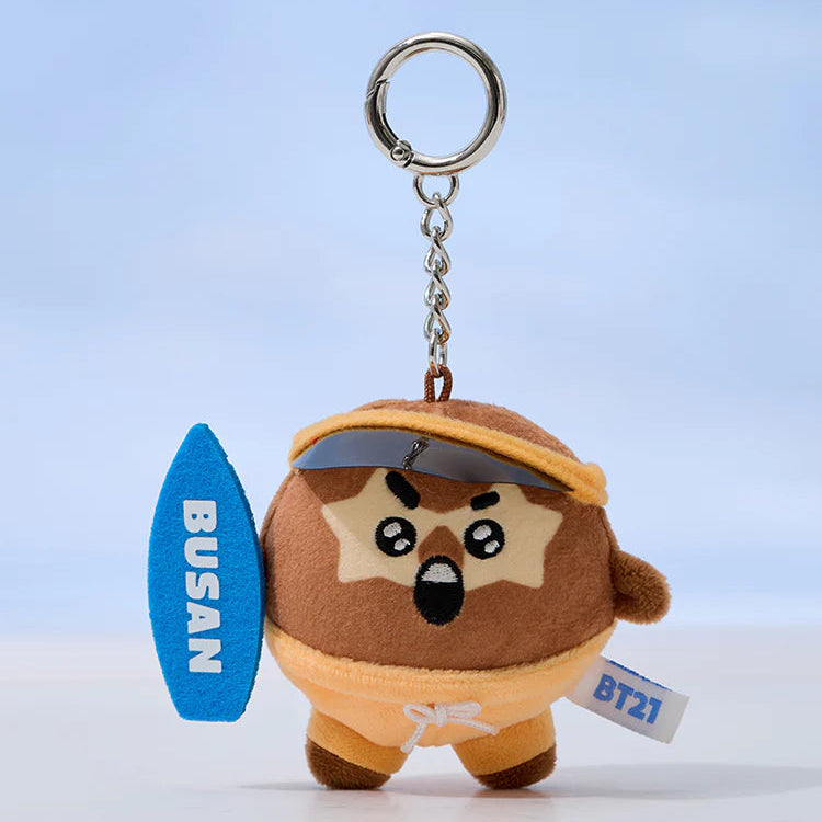 BT21 Busan Vacation Doll Keyring