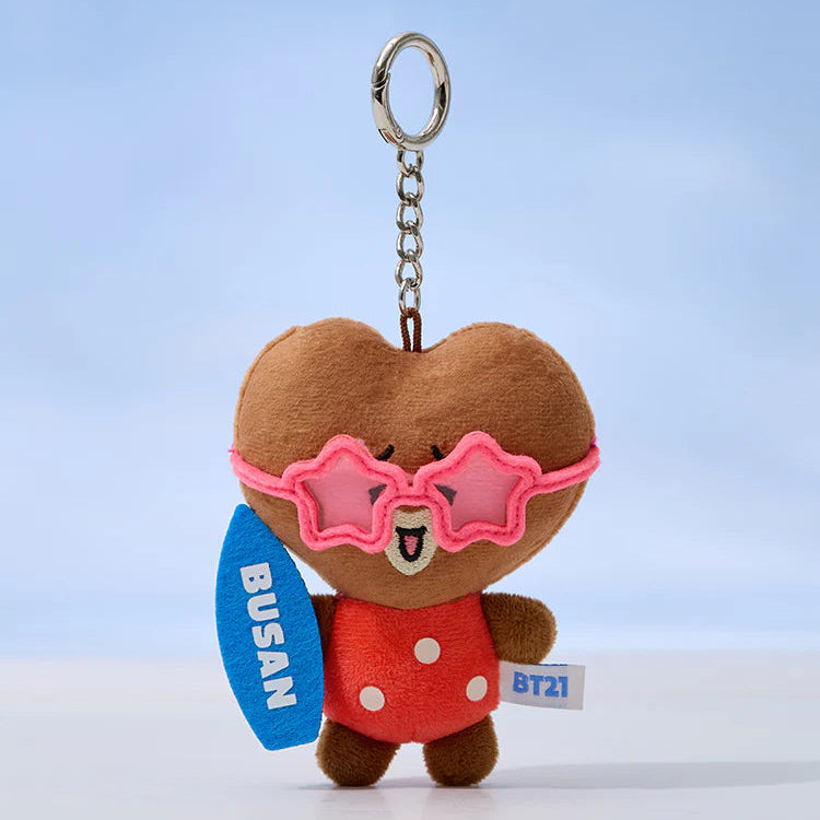 BT21 Busan Vacation Doll Keyring