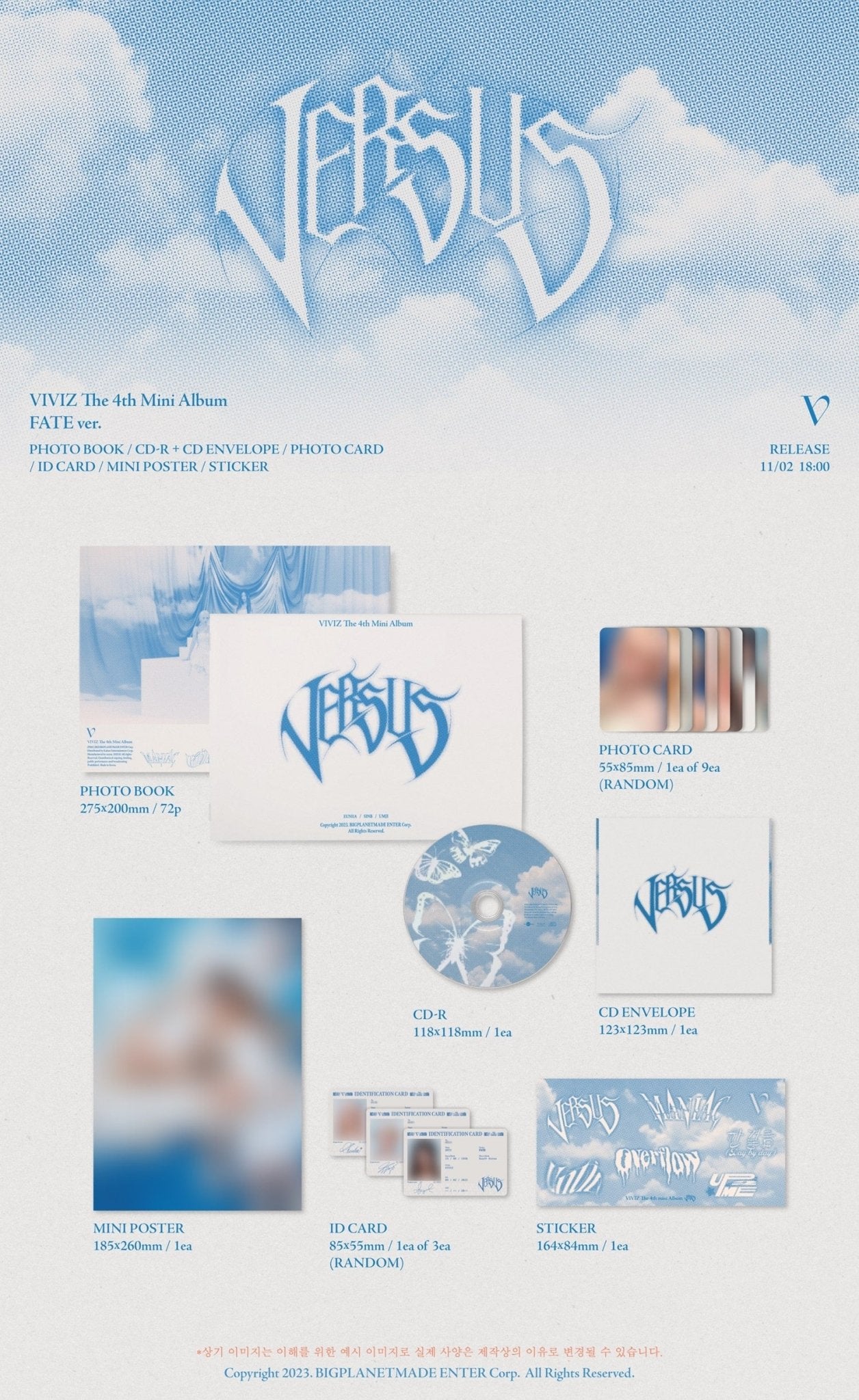 VIVIZ 4th Mini Album VERSUS – album (Fake / / ) | HobiEgo