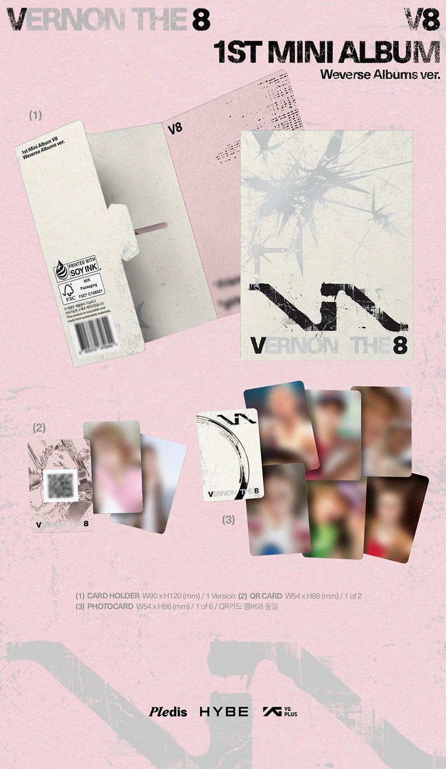 PRE-ORDER V8 (SEVENTEEN) 1st Mini Album V8 (Weverse Album Version)
