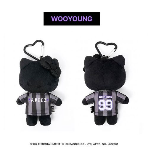 PRE-ORDER ATEEZ X HELLO KITTY' Pop Up Official MD Stuffed Toy Keyring