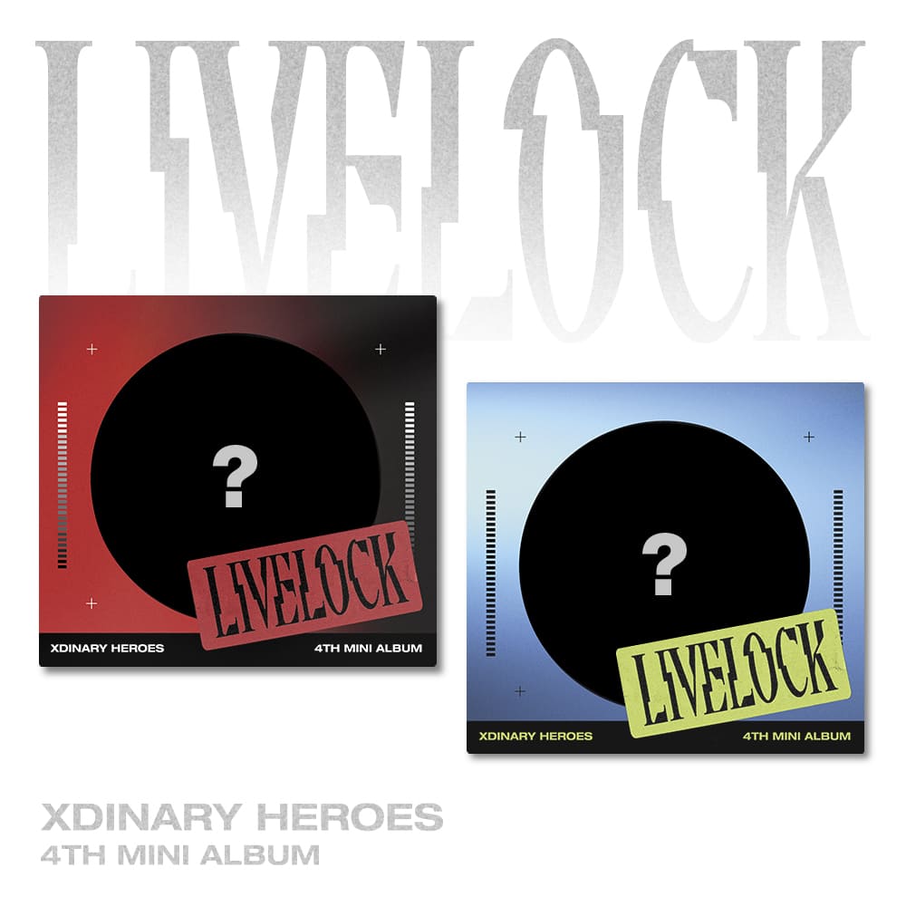 Xdinary Heroes 4th Mini Album Livelock (Digipack Version) – album (RED / / ) | HobiEgo
