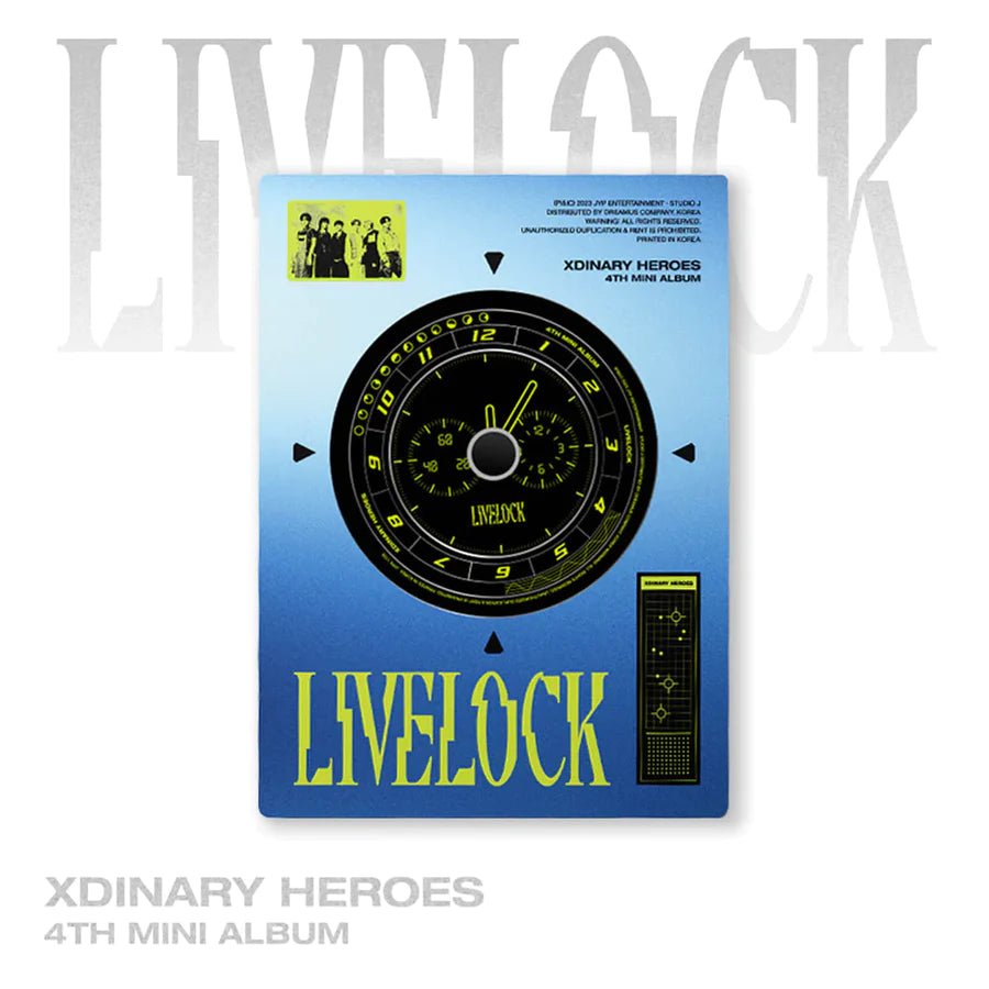 Xdinary Heroes 4th Mini Album Livelock – album (BLUE / / ) | HobiEgo