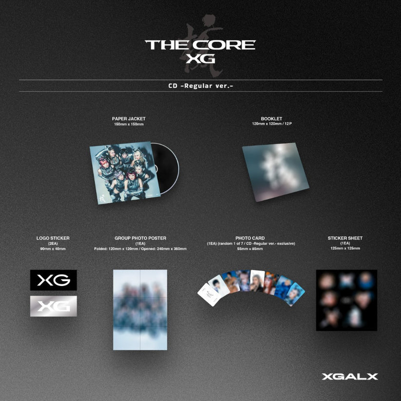 XG 1st Full Album The Core Regular Version – album 8809704434102 ( / / ) | HobiEgo