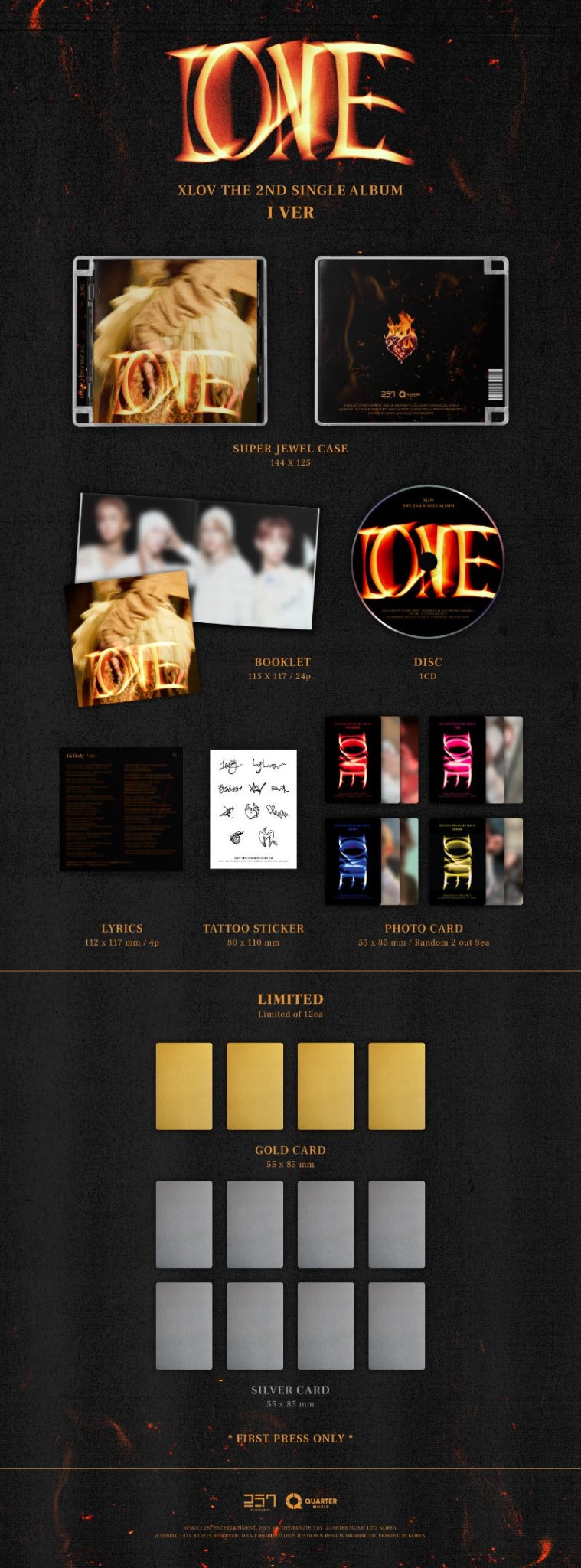 XLOV 2nd Single Album I ONE – album (I / / ) | HobiEgo