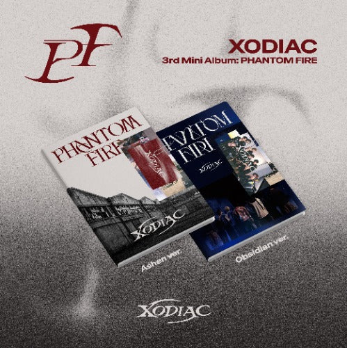 XODIAC 3rd Mini Album PHANTOM FIRE Ashen Ver. / Obsidian