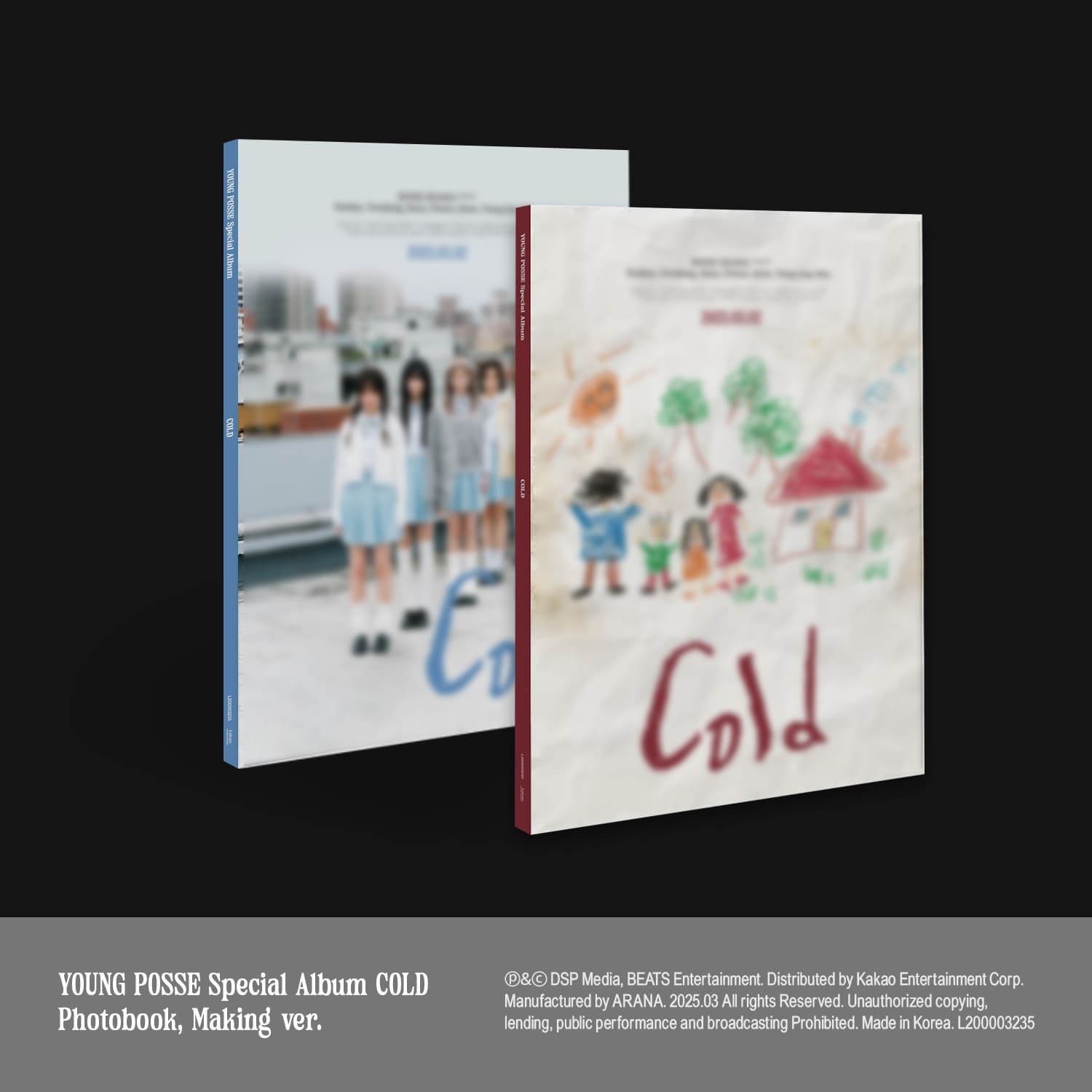 YOUNG POSSE Special Album COLD – album (Photobook (BLUE) / / ) | HobiEgo