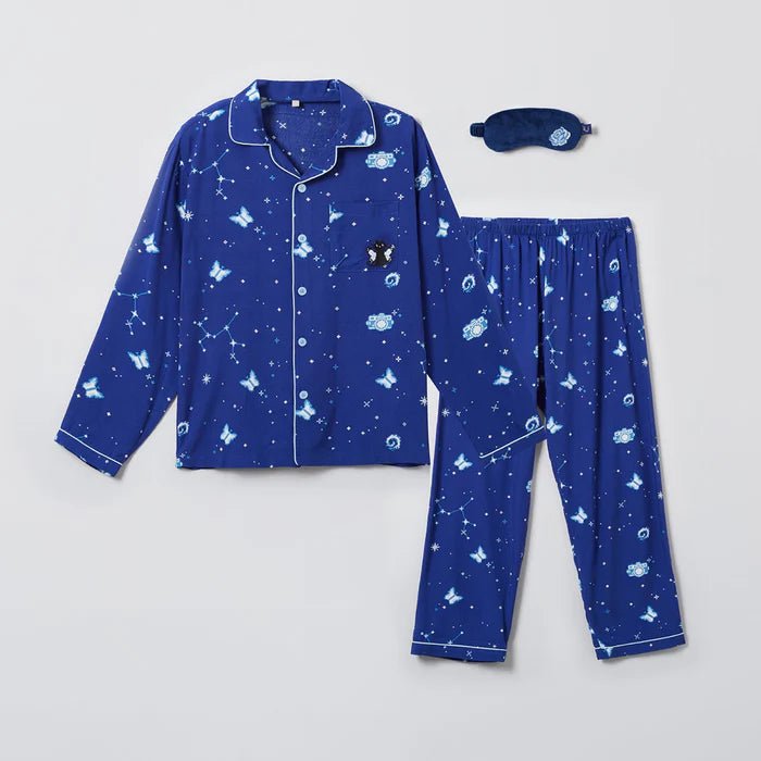 ZEROBASEONE Long - Sleeved Pyjamas Sleep Eye Mask Set – Clothing (Small / Kim Ji Woong / ) | HobiEgo