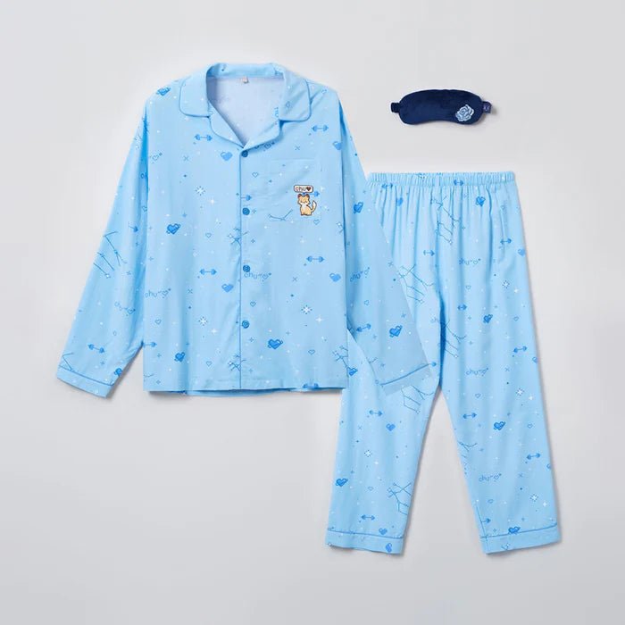 ZEROBASEONE Long - Sleeved Pyjamas Sleep Eye Mask Set – Clothing (Small / Seok Matthew / ) | HobiEgo