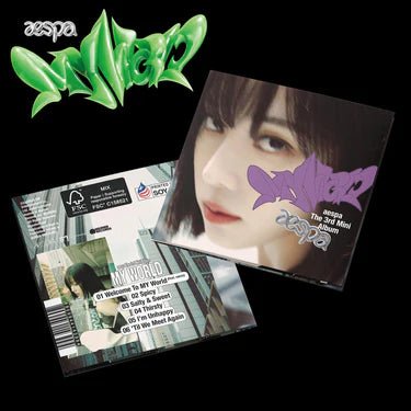 AESPA 3rd Mini Album MY WORLD (Poster Version) – album (Winter / / ) | HobiEgo