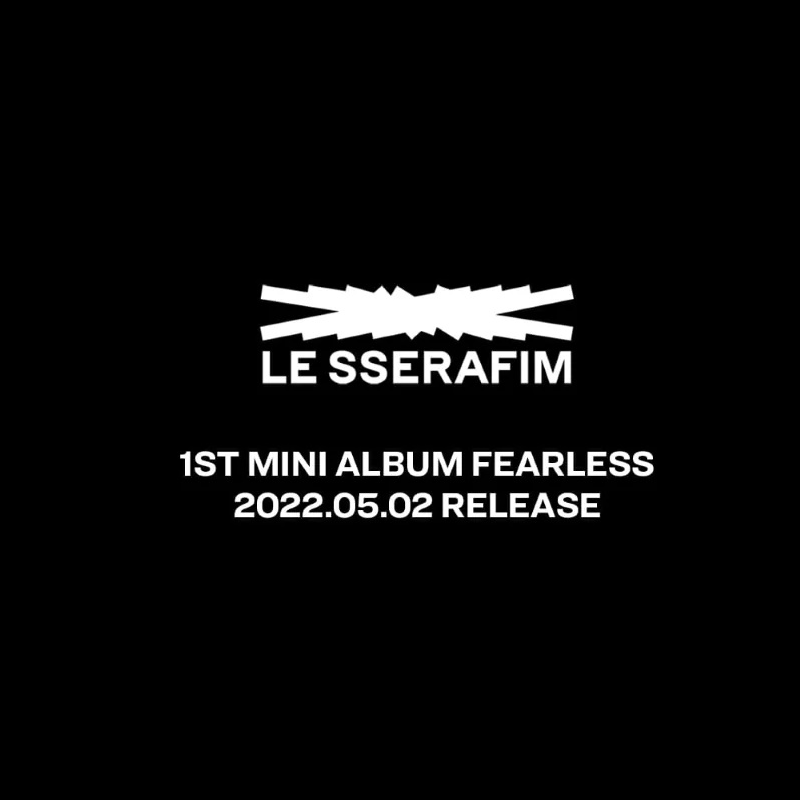 LE SSERAFIM 1st Mini FEARLESS (Monochrome Bouquet Ver)