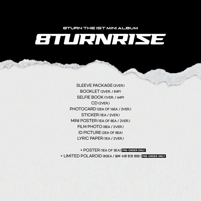 8TURN The 1st Mini Album 8TURNRISE