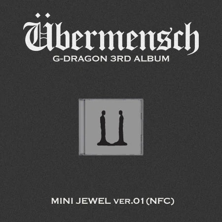 PRE-ORDER G-DRAGON 3rd Album ÜBERMENSCH (Mini JEWEL Version)