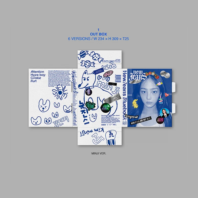 NewJeans 1st EP 'New Jeans' Bluebook Version