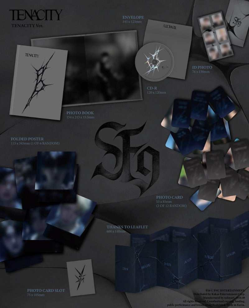 PRE-ORDER SF9 2nd Album TENACITY Photobook Version