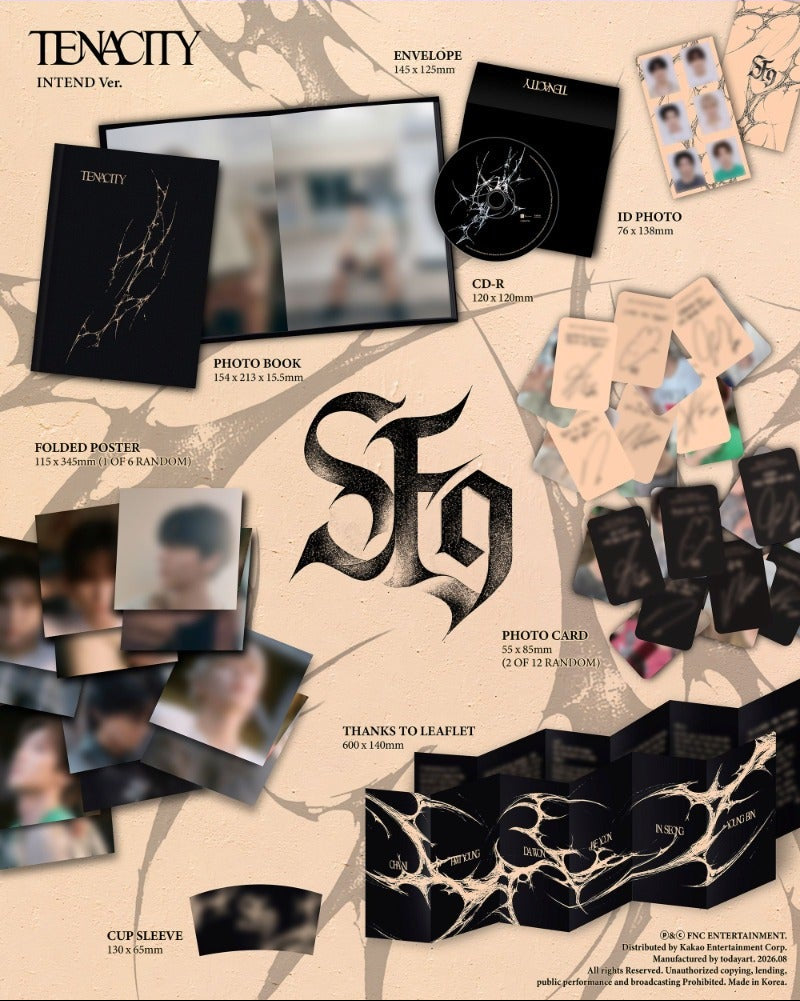 PRE-ORDER SF9 2nd Album TENACITY Photobook Version