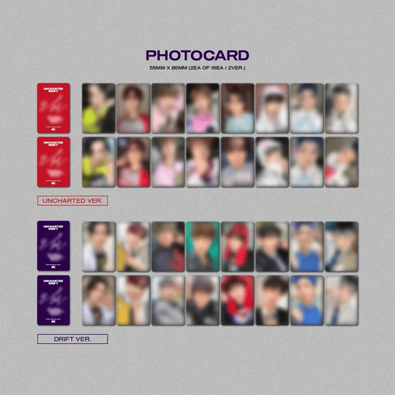 8TURN 2nd Mini Album UNCHARTED DRIFT – album (Uncharted (RED) / / ) | HobiEgo