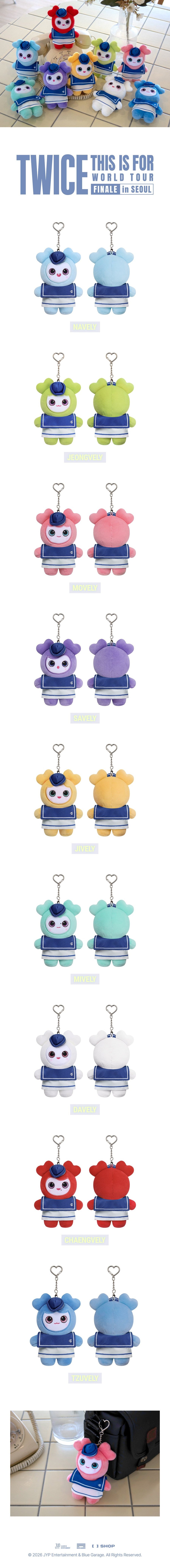PRE-ORDER TWICE 2026 THIS IS FOR WORLD TOUR FINALE in SEOUL MD LOVELY PLUSH BABY MARINE Version