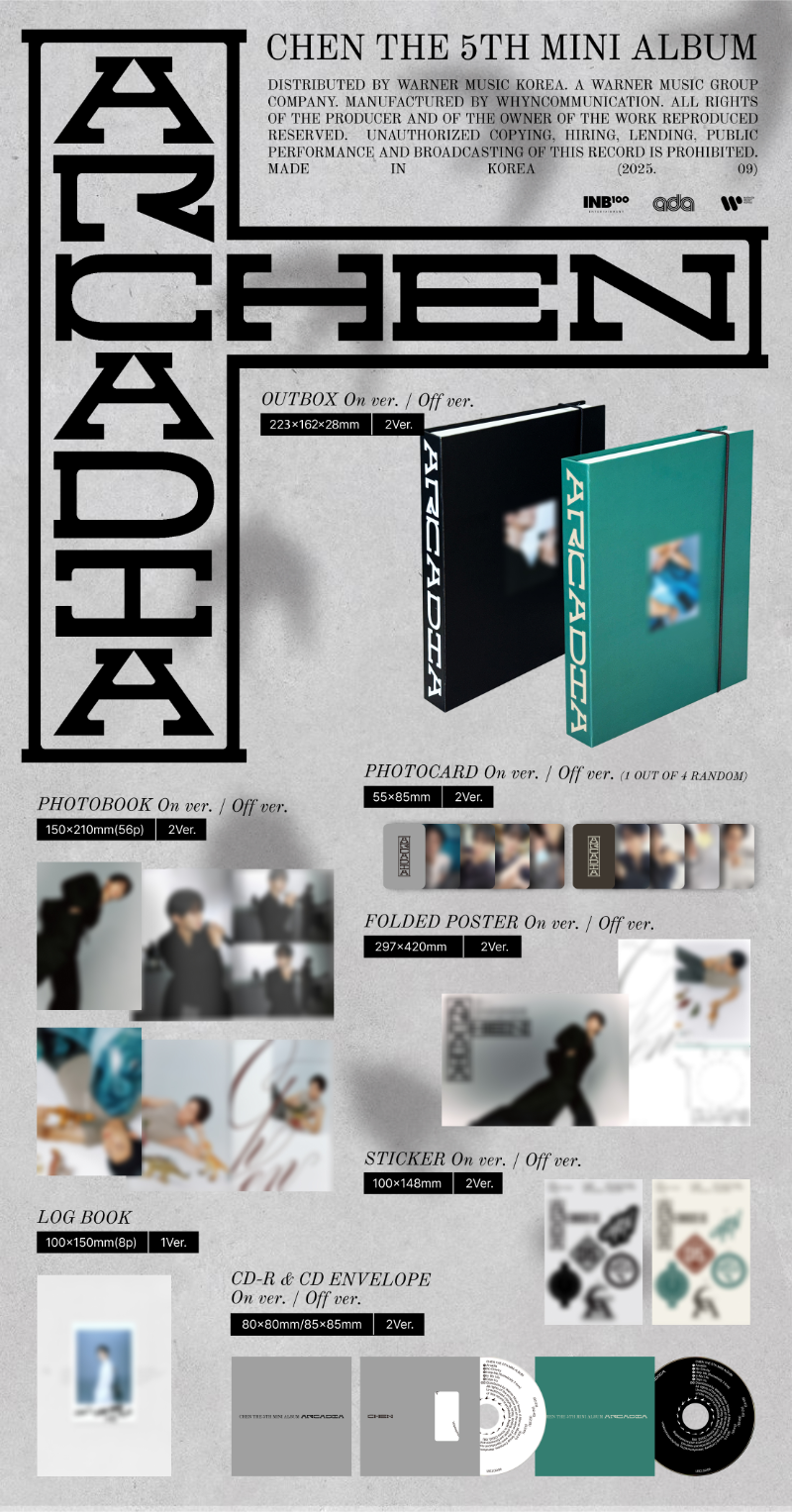 PRE-ORDER CHEN 5th Mini Album Arcadia