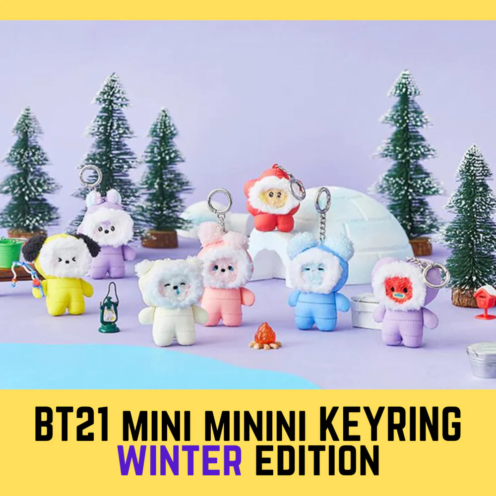 BTS BT21 Mini Keyring Winter Edition