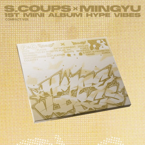 PRE-ORDER S.COUPS X MINGYU (SEVENTEEN) 1st Mini Album HYPE VIBES (COMPACT Version)