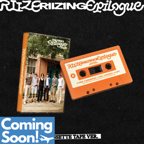 COMING SOON RIIZE 1st Mini Album RIIZING : Epilogue (Cassette Tape Version)