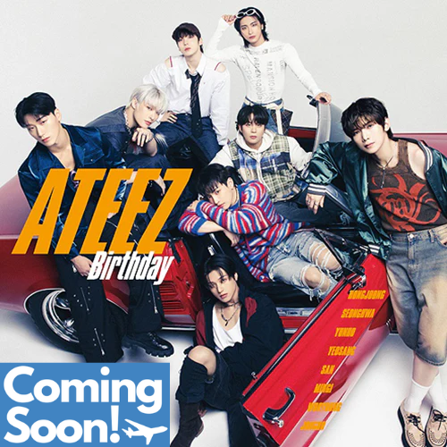 COMING SOON ATEEZ 4th Japanese Single Birthday Regular Edition