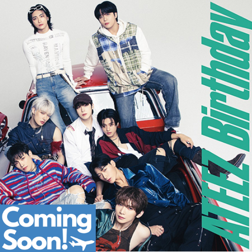 COMING SOON ATEEZ 4th Japanese Single Birthday Limited B