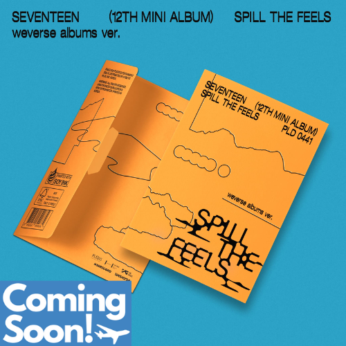 COMING SOON SEVENTEEN 12th Mini Album SPILL THE FEELS (Weverse Albums Version)