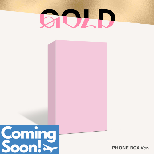 COMING SOON ITZY 9th Mini Album GOLD (PHONE BOX Version)