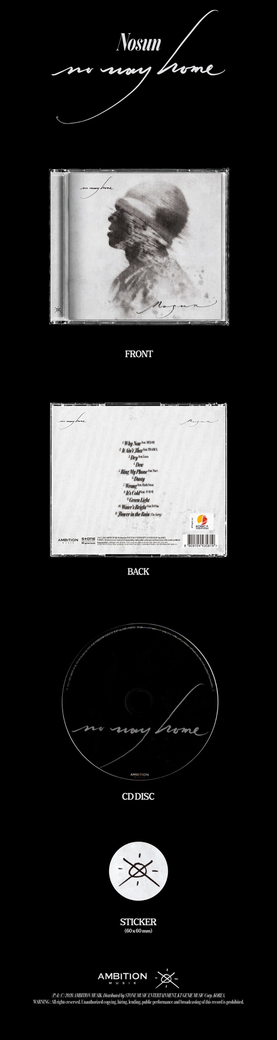 PRE-ORDER Nosun No Way Home (Signed Edition)