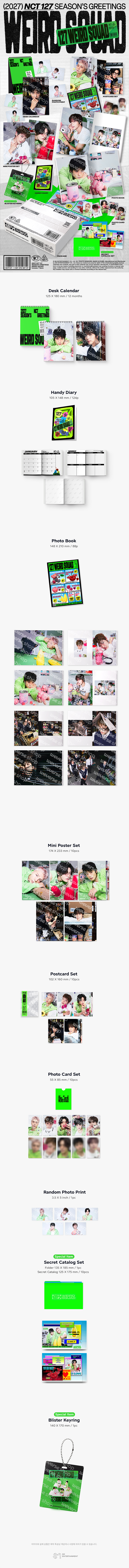 PRE-ORDER NCT 127 2027 Season's Greetings