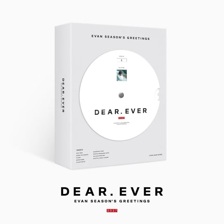 PRE-ORDER EVAN 2027 SEASON’S GREETINGS DEAR. EVER