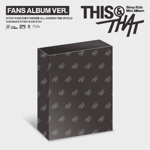 PRE-ORDER Stray Kids 10th Mini Album THIS & THAT (FANS ALBUM Version)