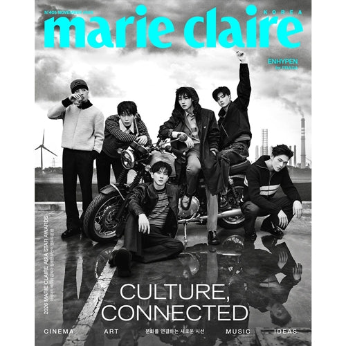 PRE-ORDER marie claire korea 2026 Nov Cover : ENHYPEN