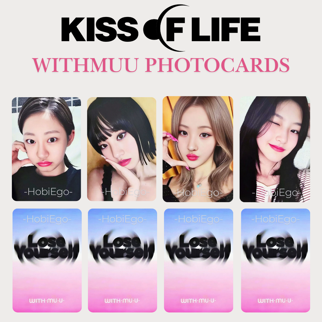 KISS OF LIFE 3rd Mini Album Lose Yourself WITHMUU Photocards