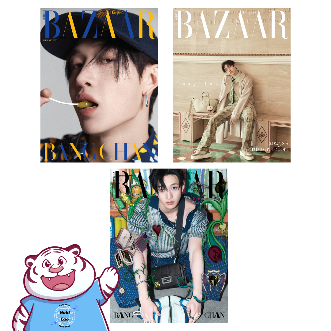 HARPER'S BAZAAR February 2025 STRAY KIDS BANG CHAN