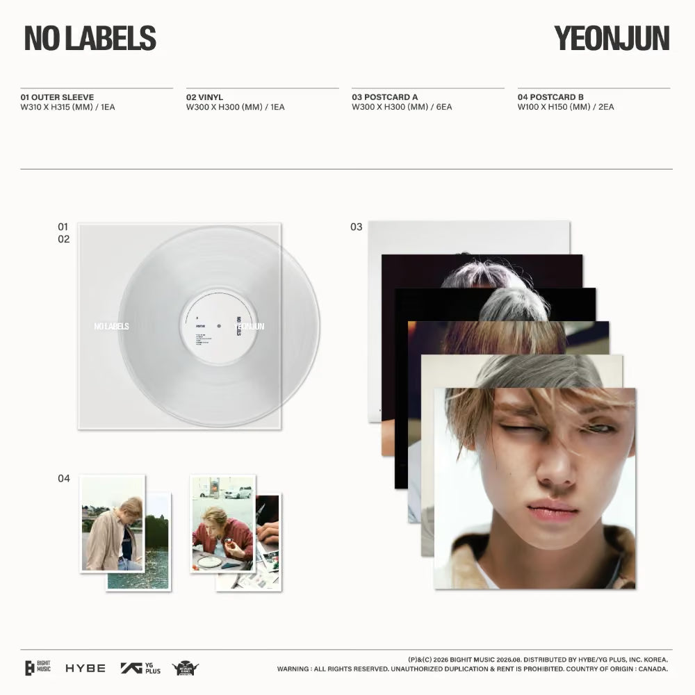 PRE-ORDER YEONJUN NO LABELS LP Version