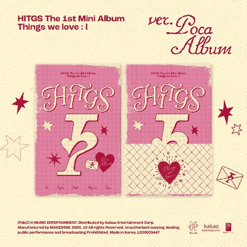 PRE-ORDER HITGS 1st Mini Album Things we love : I (POCA)
