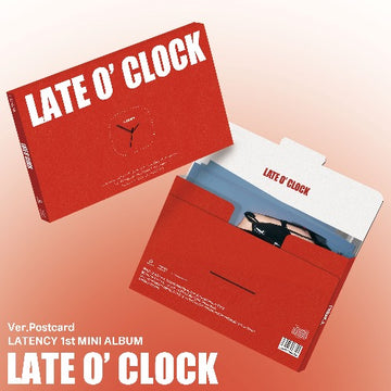 PRE-ORDER LATENCY 1st Mini Album LATE O'CLOCK (Postcard Version)