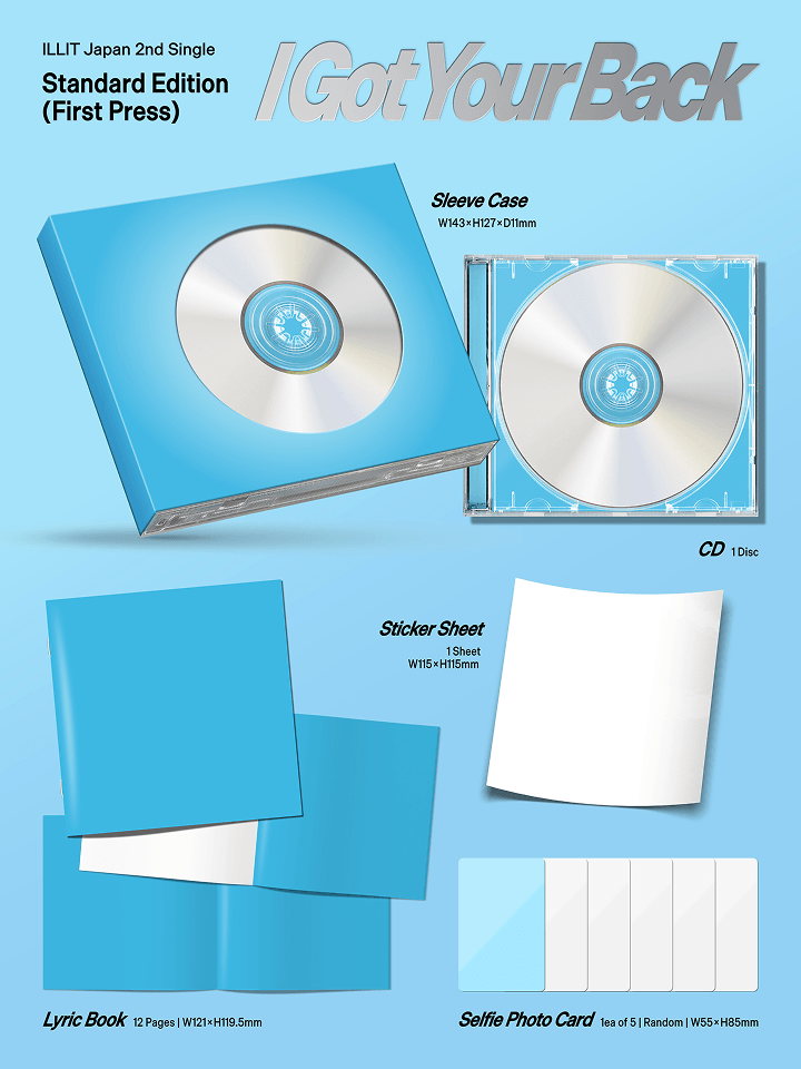 PRE-ORDER ILLIT Japanese Album 2nd Single Album I Got Your Back (STANDARD EDITION)