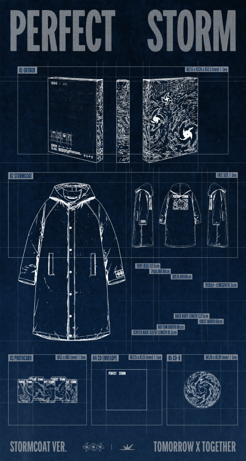 PRE-ORDER TOMORROW X TOGETHER 9th Mini Album PERFECT STORM (STORMCOAT Version)