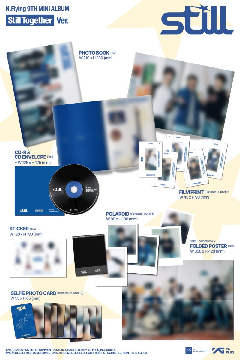 PRE-ORDER N.Flying 9th Mini Album Still (Photobook Version)
