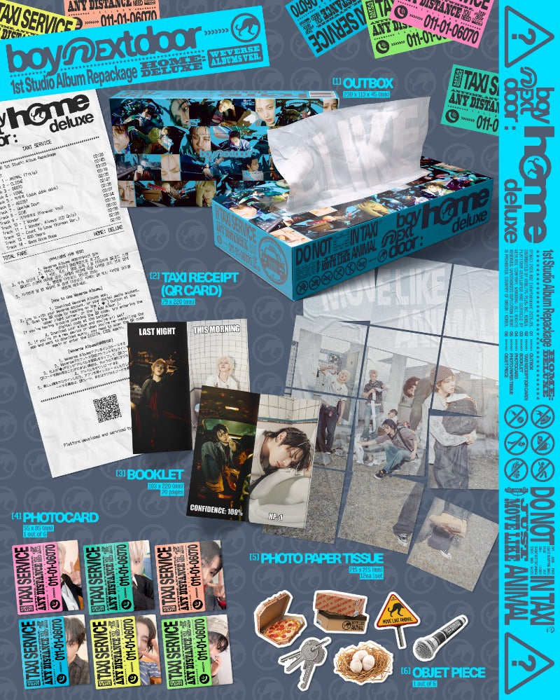 PRE-ORDER BOYNEXTDOOR 1st Studio Album Repackage HOME : DELUXE (Weverse Ablums Version)