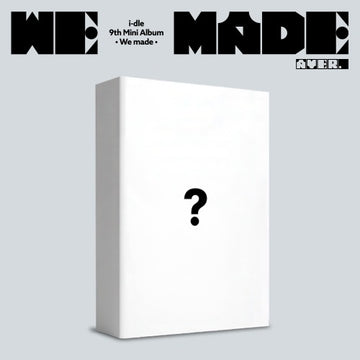PRE-ORDER i-dle 9th Mini Album We made (A Version)