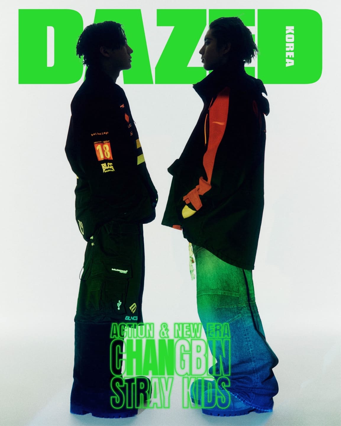 DAZED & CONFUSED KOREA February 2025 STRAY KIDS CHANGBIN & HAN