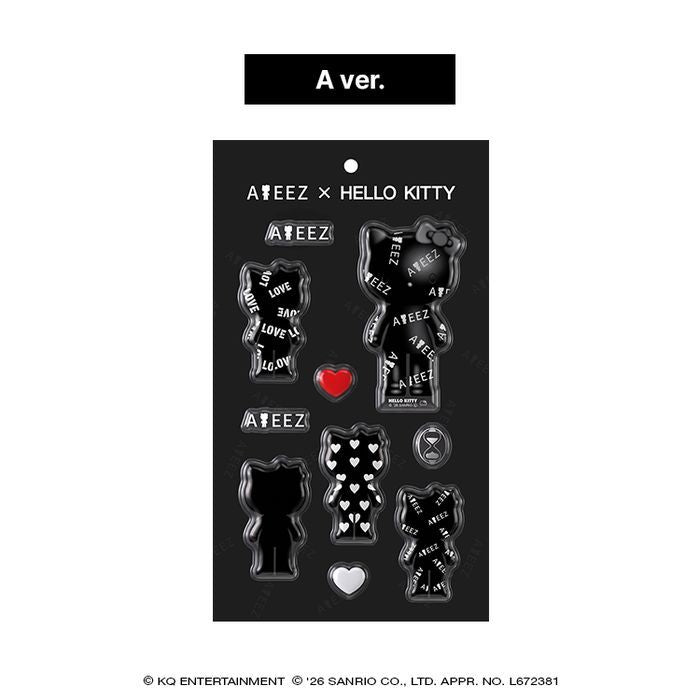 PRE-ORDER ATEEZ X HELLO KITTY' Pop Up Official MD 3D Sticker