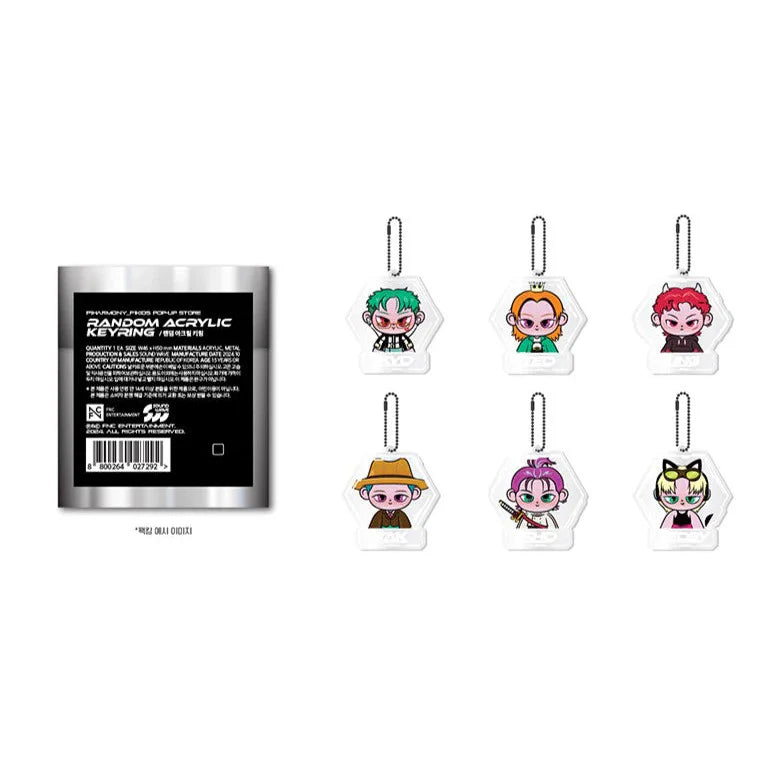 P1Harmony P1Kids Random Acrylic Keyring