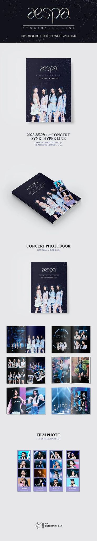 Aespa 1st Concert Photobook SYNK : HYPER LINE 2023 – album ( / / ) | HobiEgo